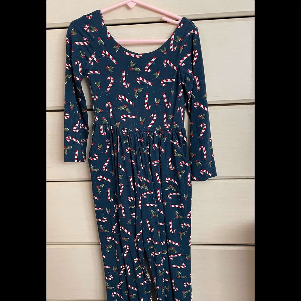 Sweet Honey Candy Cane Romper